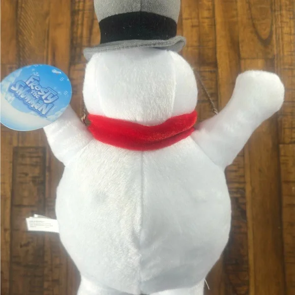 NWT Frosty the Snowman Plush Toy Factory Christmas Classic Holiday Embroidered - Picture 2 of 2